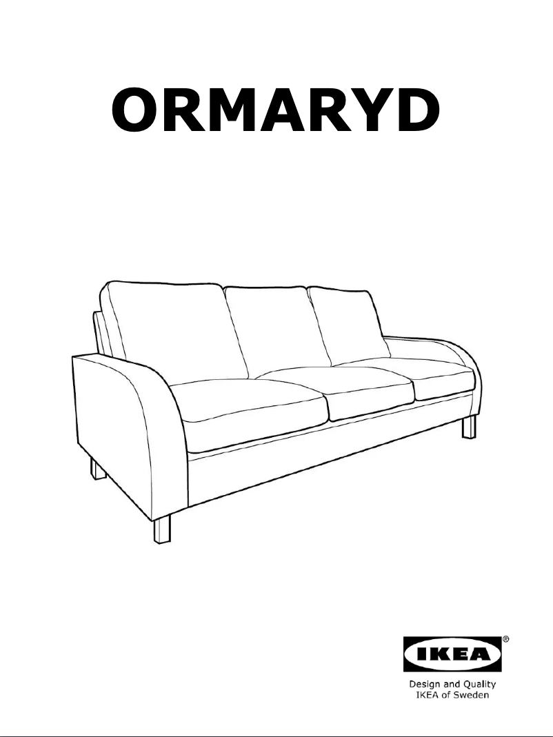 Page 1 de la notice Manuel utilisateur Ikea ORMARYD 604.775.94