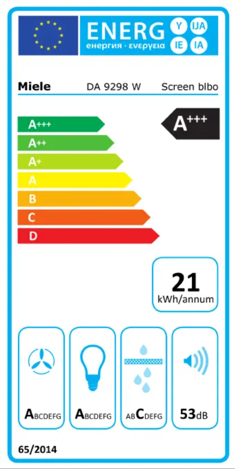 Página 1 del manual Manual de usuario Miele DA 9298 W