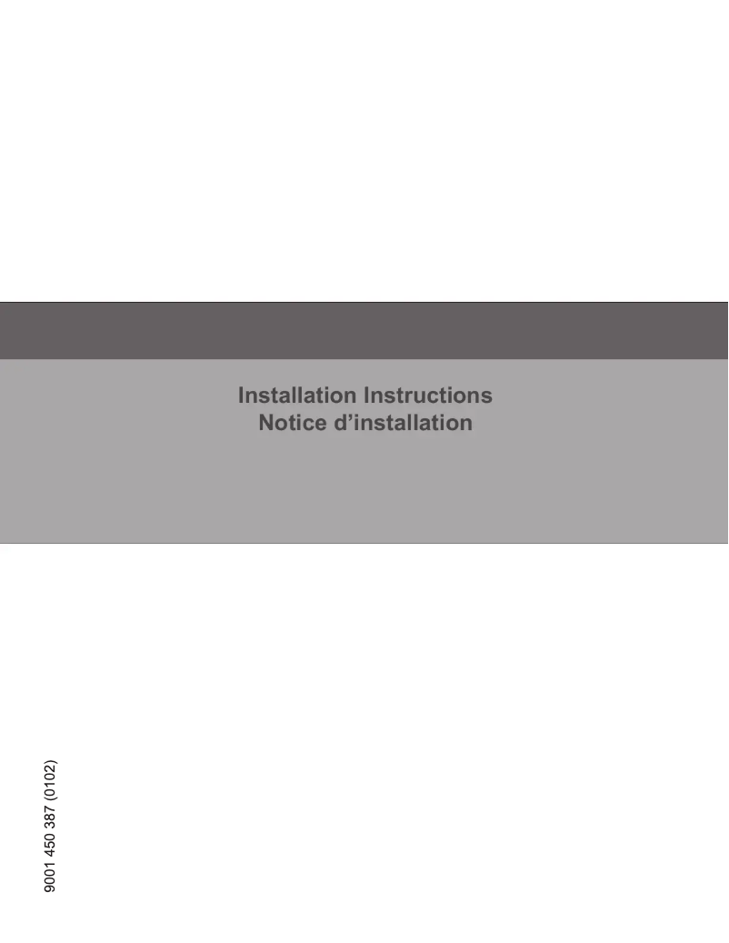 Page 1 de la notice Guide d'installation Bosch SHV89PW73N