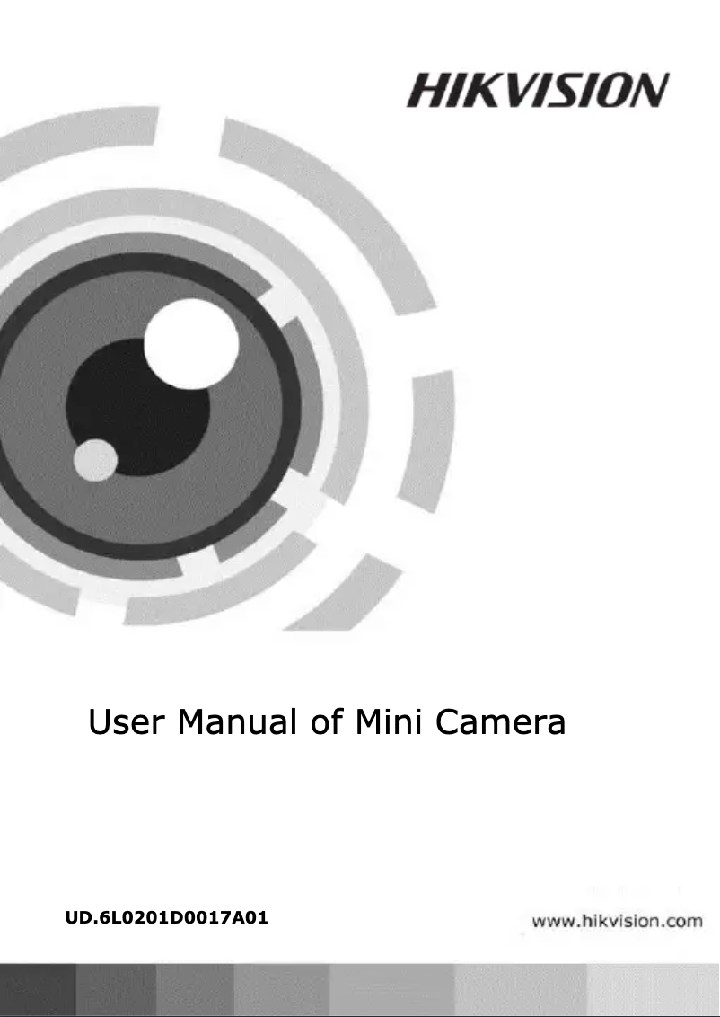 Page 1 de la notice Manuel utilisateur Hikvision DS-2CC51A7P-DG1