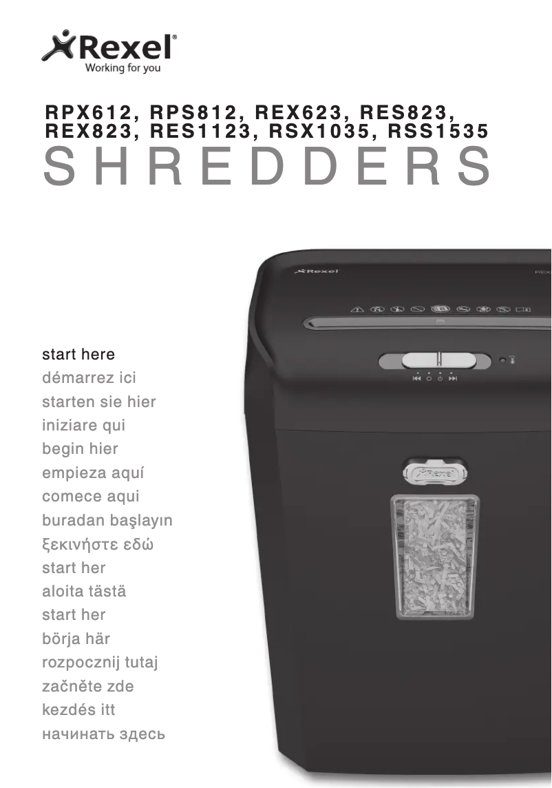Page 1 de la notice Manuel utilisateur Rexel Promax REX623
