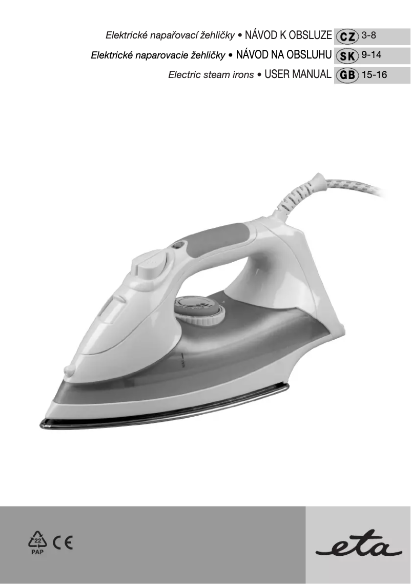 Página 1 del manual Manual de usuario Eta Lime