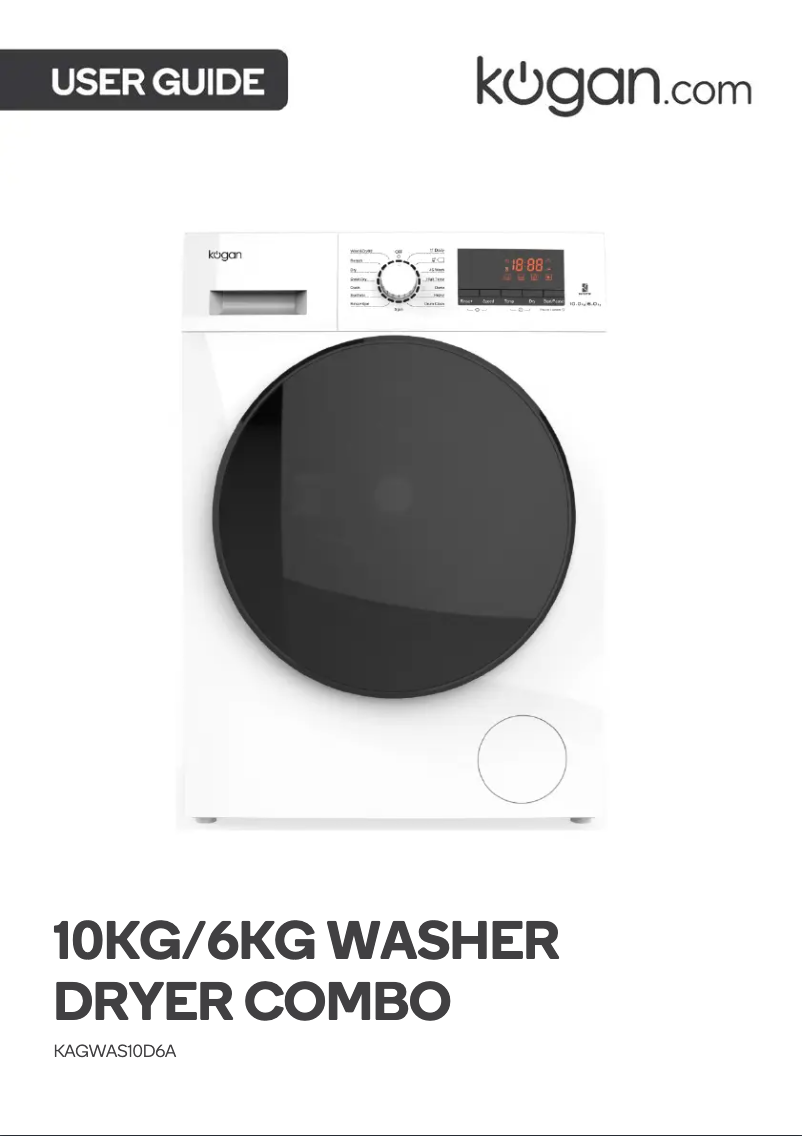 Página 1 del manual Manual de usuario Kogan KAGWAS10D6A