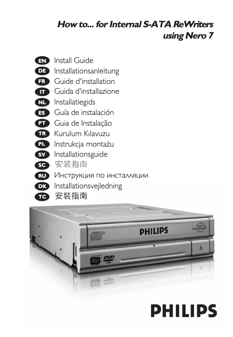 Page 1 of the manual User Manual Philips SPD2515SD
