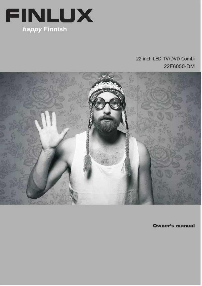 Page 1 de la notice Manuel utilisateur Finlux 22F6050-DM