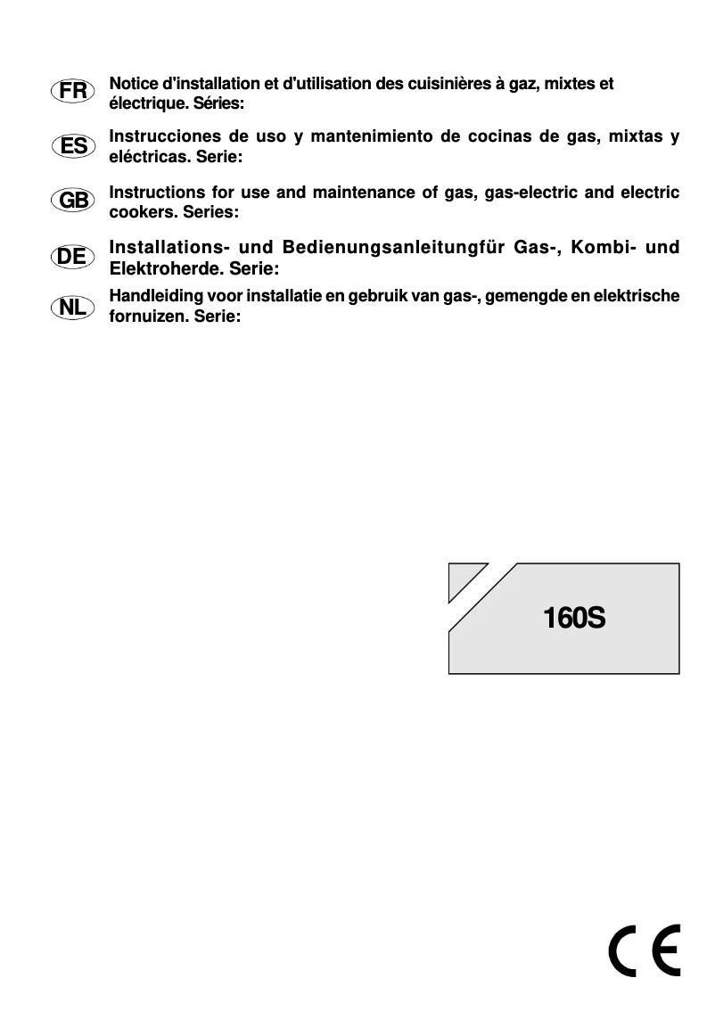 Page 1 de la notice Manuel utilisateur Rosieres PG100IN