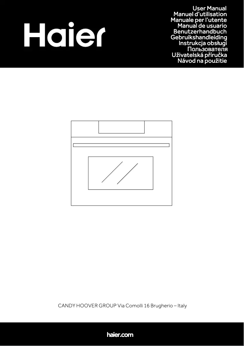 Página 1 del manual Manual de usuario Haier HWO45NM6SXB1Q