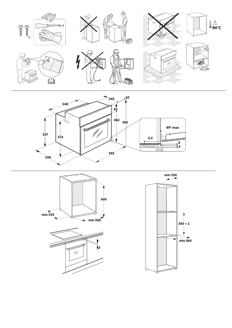 Página 1 del manual Instrucciones de seguridad Whirlpool W7 OM5 4S P