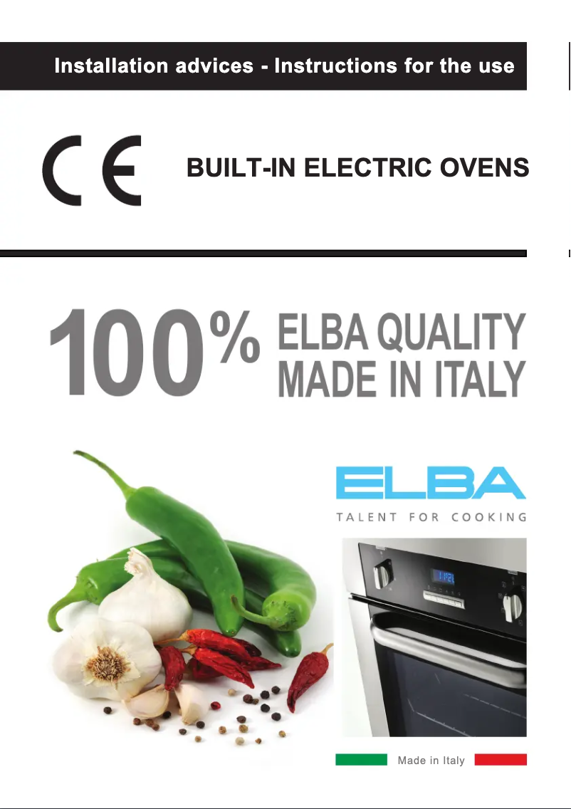 Page 1 de la notice Manuel utilisateur Elba Alterum AL 7 XLBSS1