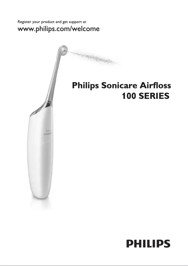 Page 1 de la notice Manuel utilisateur Philips Sonicare AirFloss HX8141