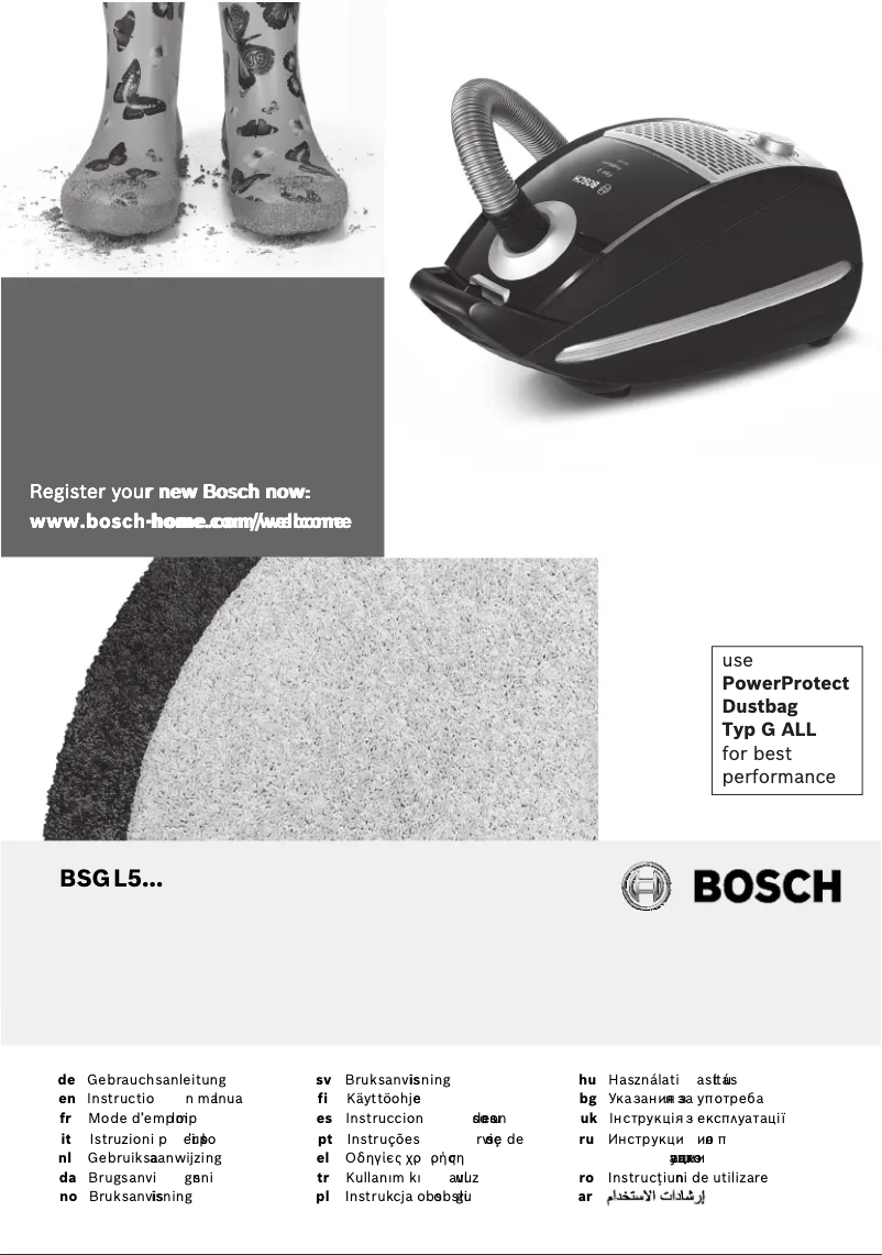 Page 1 of the manual User Manual Bosch BSGL53121