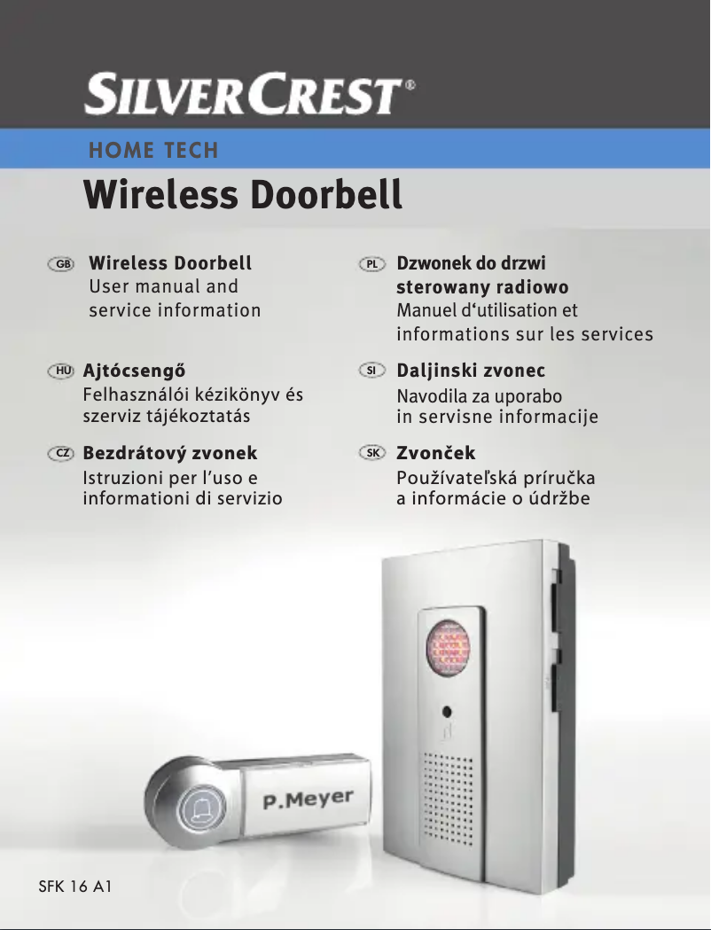 Page 1 de la notice Manuel utilisateur SilverCrest SFK 16 A1