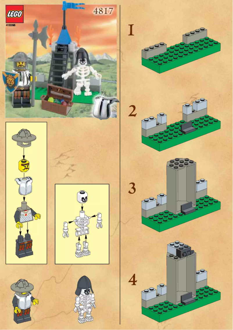 Page 1 of the manual User Manual Lego Castle 4817