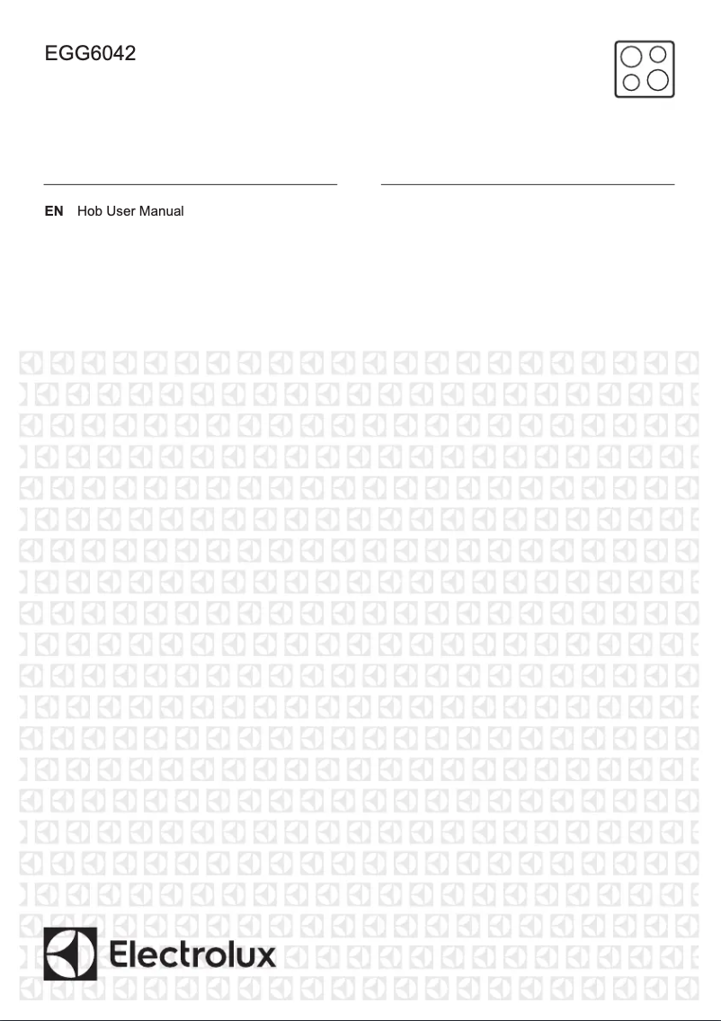 Página 1 del manual Manual de usuario Electrolux EGG6042NOX