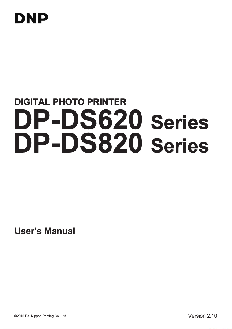 Página 1 del manual Manual de usuario DNP DP-DS820