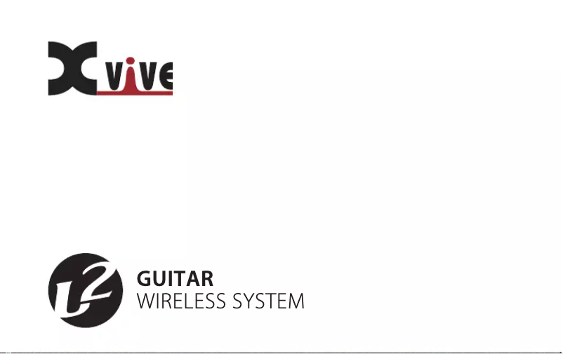 Page 1 de la notice Manuel utilisateur Xvive U2T