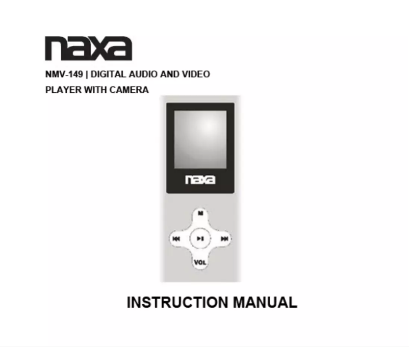 Page 1 de la notice Manuel utilisateur Naxa NMV-149