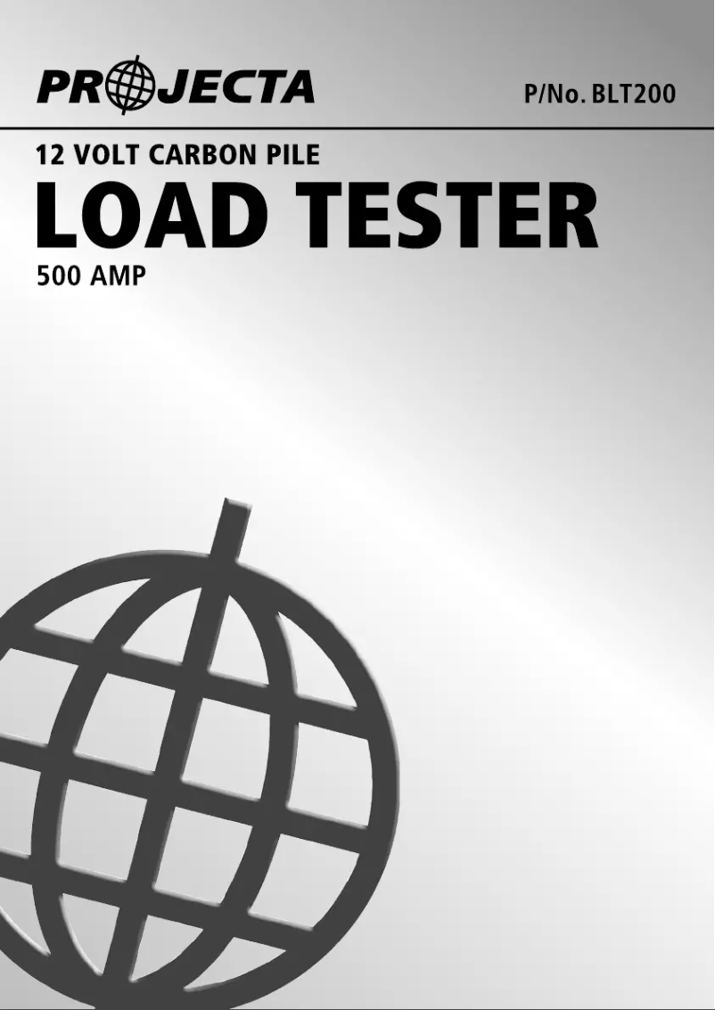 Página 1 del manual Manual de usuario Projecta BLT200
