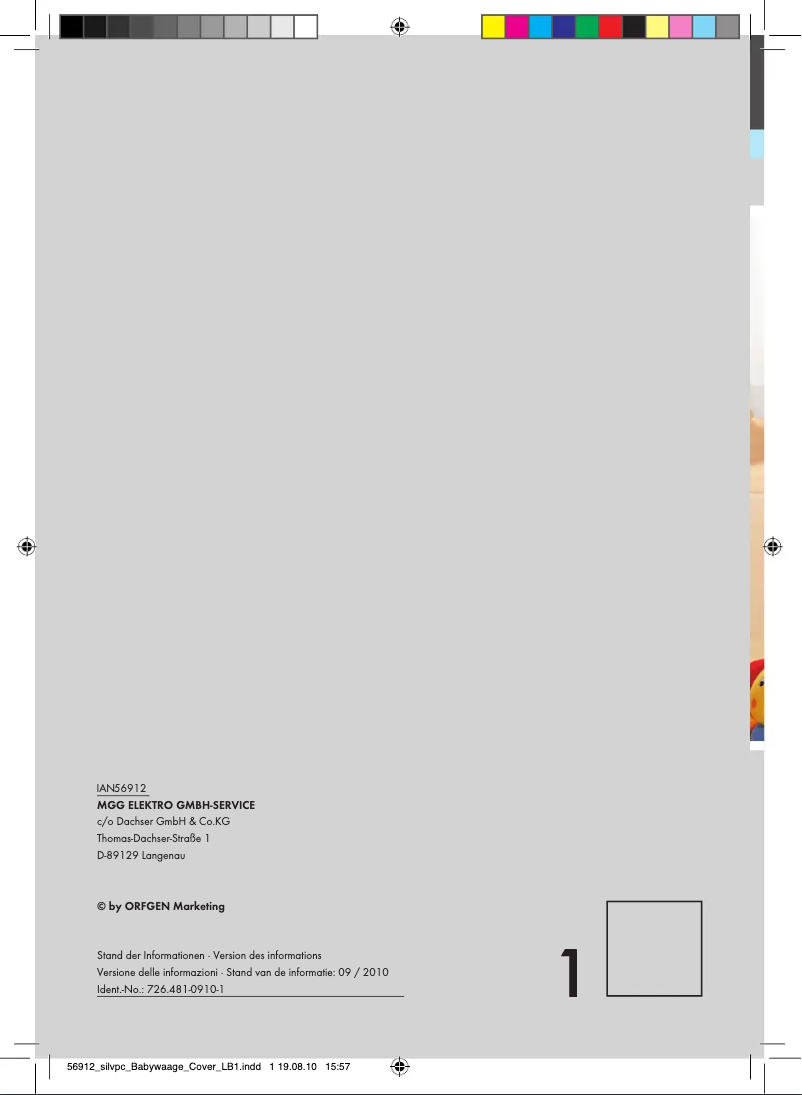 Página 1 del manual Manual de usuario SilverCrest SBW 20 A1