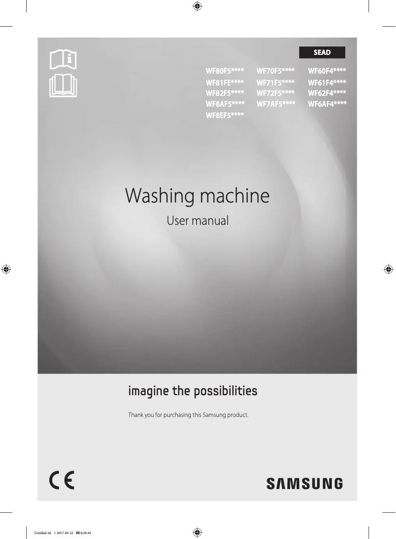 Página 1 del manual Manual de usuario Samsung WF70F5E0W2W