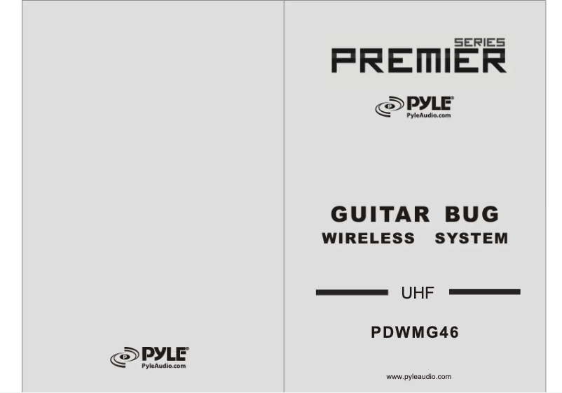 Page 1 de la notice Manuel utilisateur Pyle PDWMG46