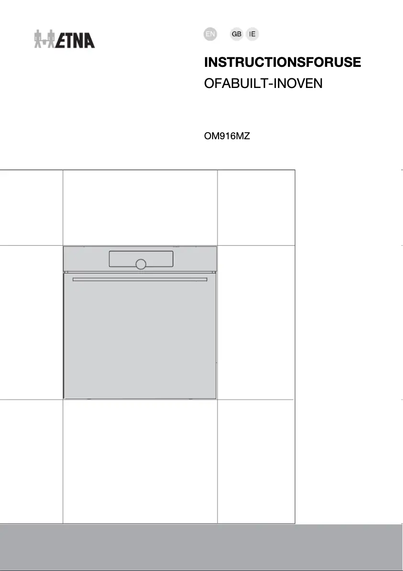 Page 1 de la notice Manuel utilisateur Etna OM916MZ