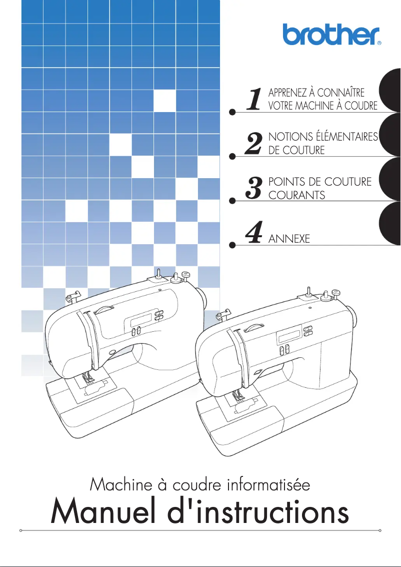 Page 1 de la notice Manuel utilisateur Brother CE-5000