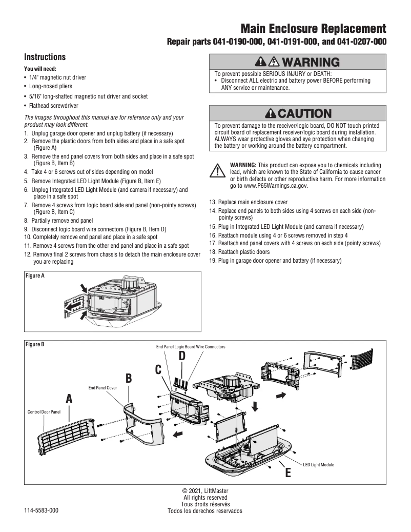 Image de la première page du manuel de l'appareil 041-0190-000