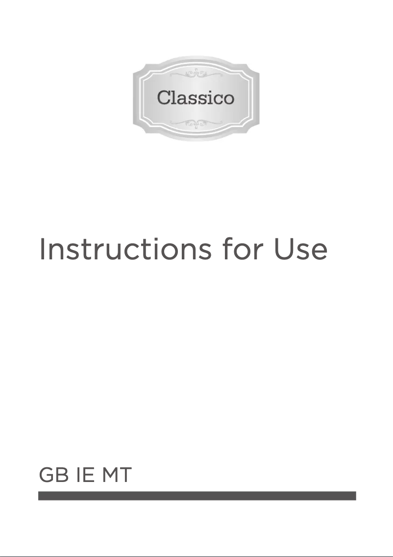 Page 1 de la notice Guide d'installation Gorenje EC62CLB