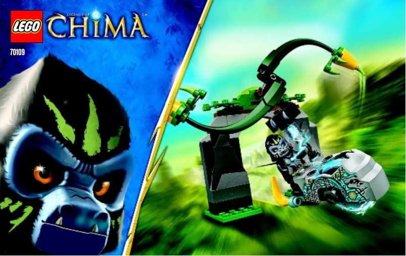 Page 1 de la notice Manuel utilisateur Lego Chima 70109
