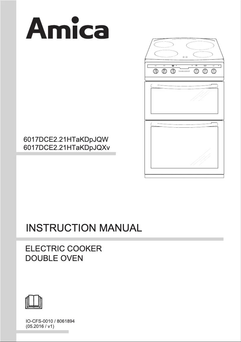 Page 1 de la notice Manuel utilisateur Amica 608DCE2TAW