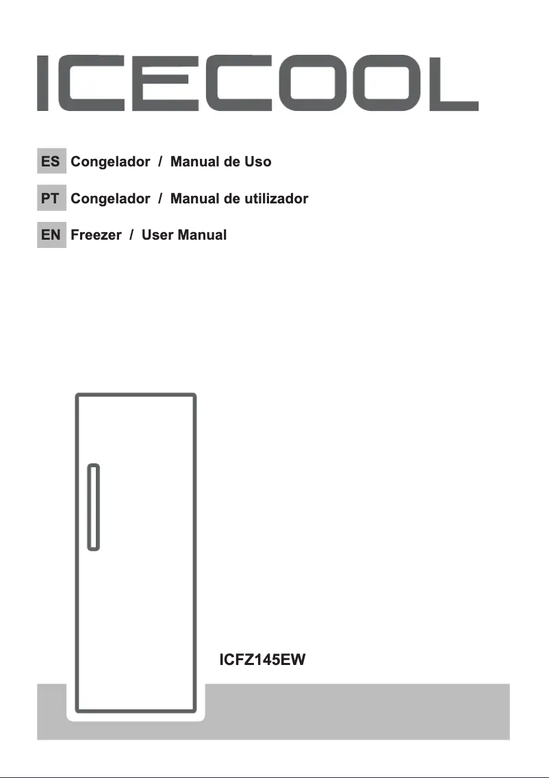 Page 1 de la notice Manuel utilisateur Icecool ICFZ145EW