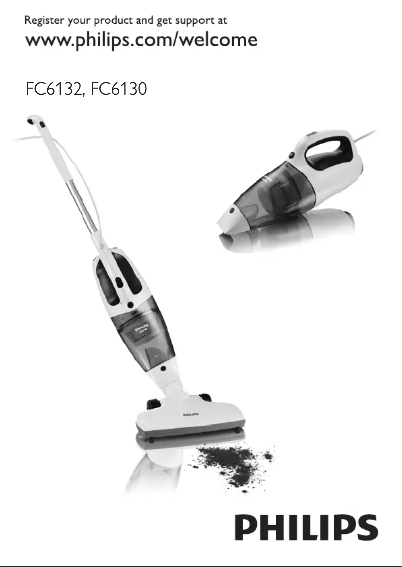 Page n°1 - Manuel utilisateur Philips MiniVac FC6132