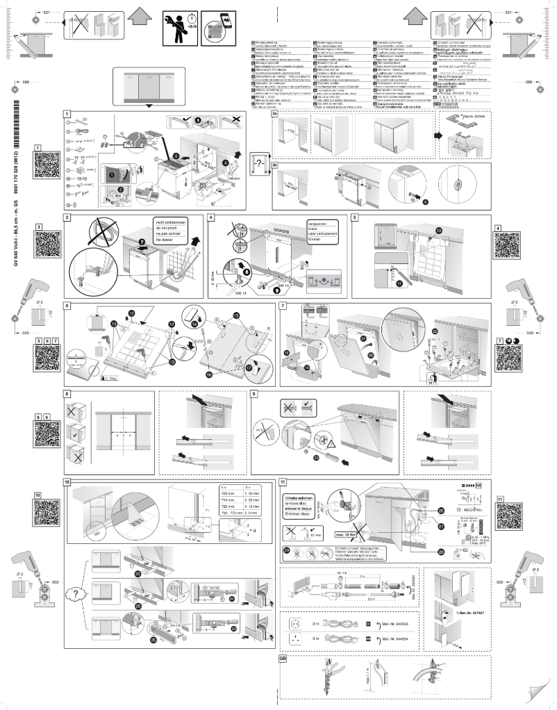 Page 1 de la notice Manuel utilisateur Bosch SBV65M00AL