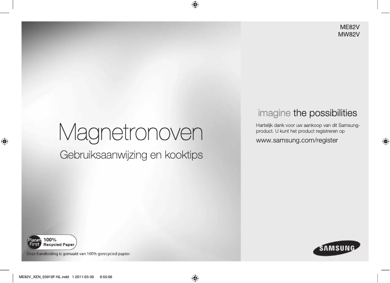 Página 1 del manual Manual de usuario Samsung ME82V