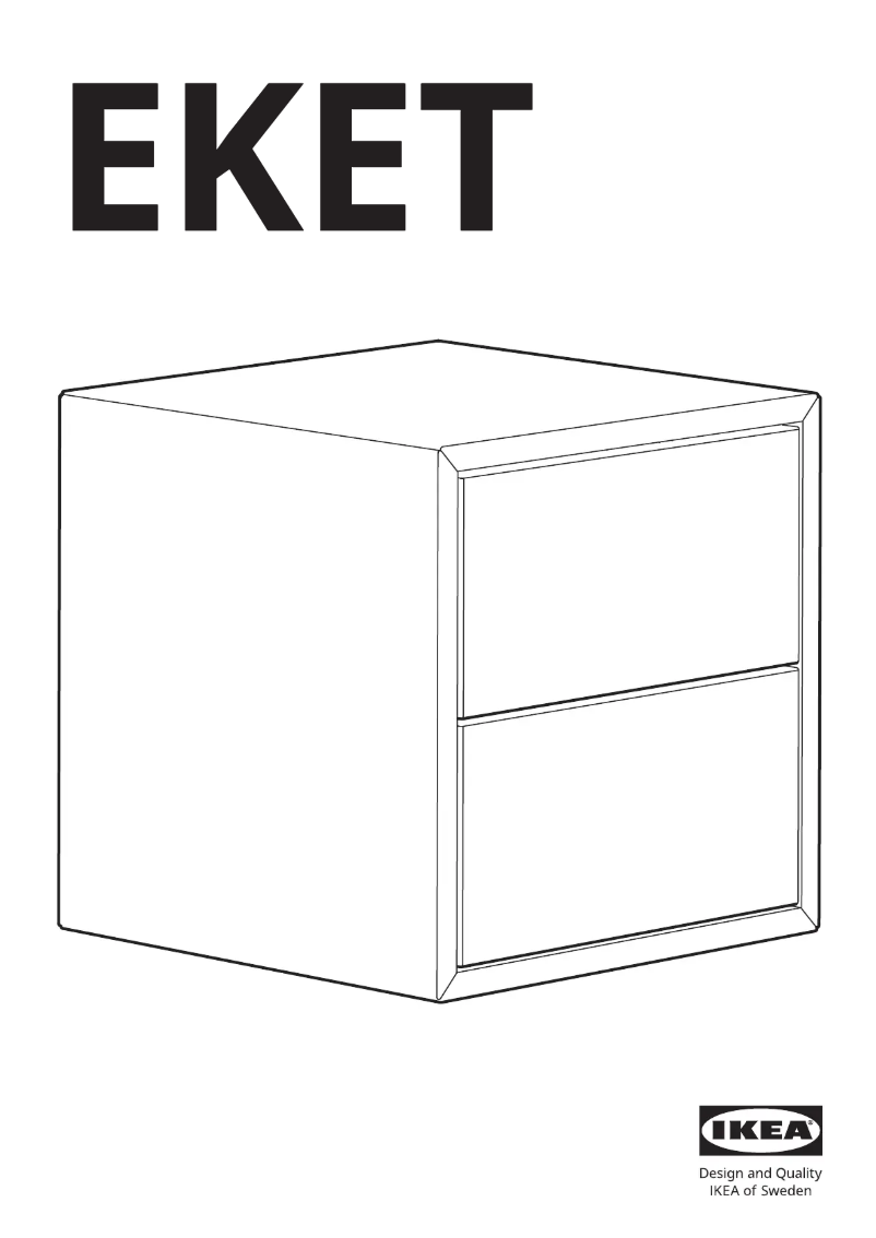 Page 1 de la notice Manuel utilisateur Ikea EKET 805.477.65