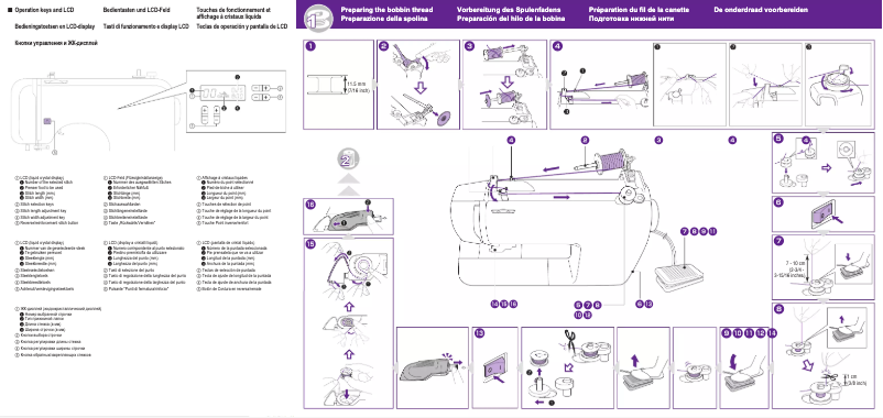 Página 1 del manual Manual de usuario Brother CS8800PRW