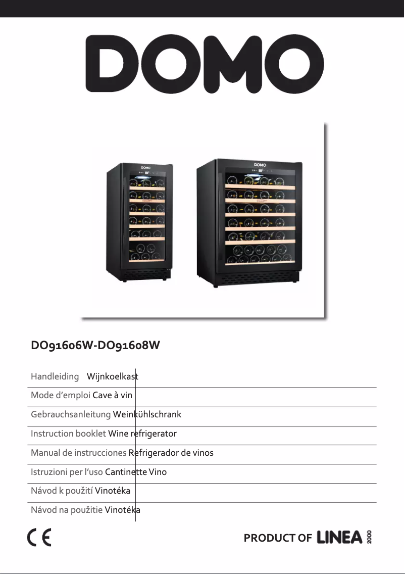 Page 1 de la notice Manuel utilisateur Domo DO91608W