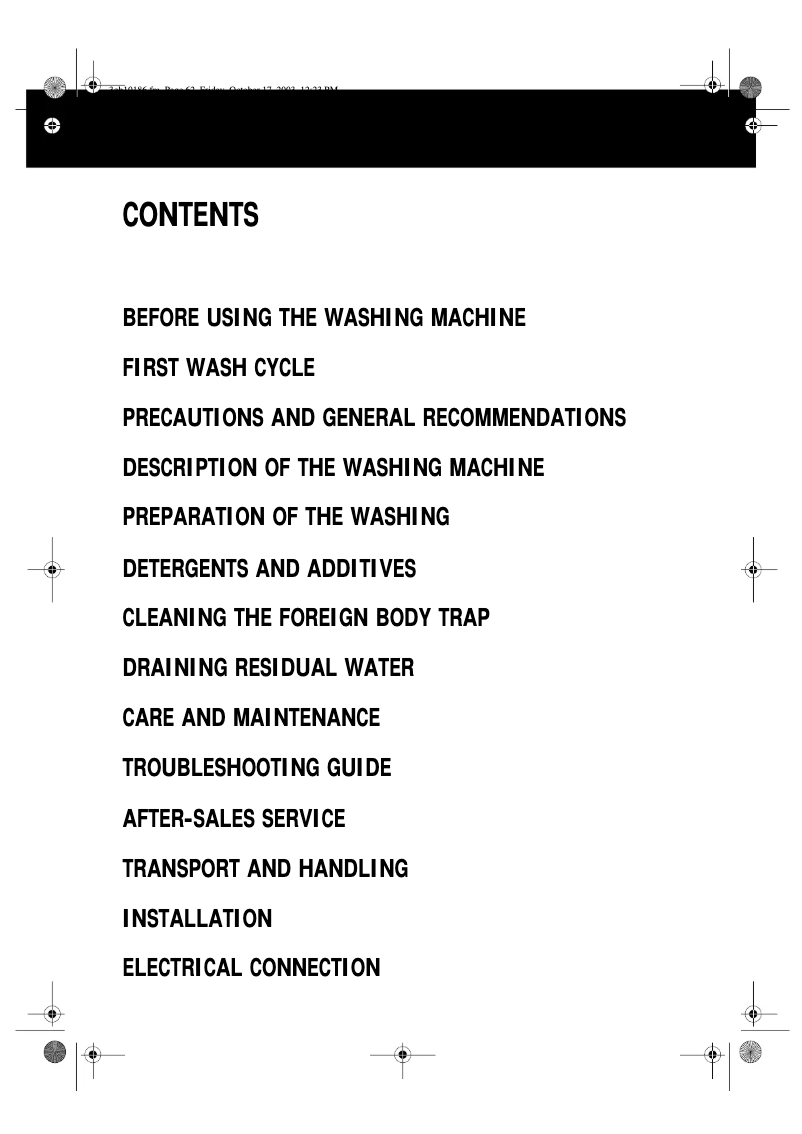 Página 1 del manual Manual de usuario Whirlpool AWT 2280