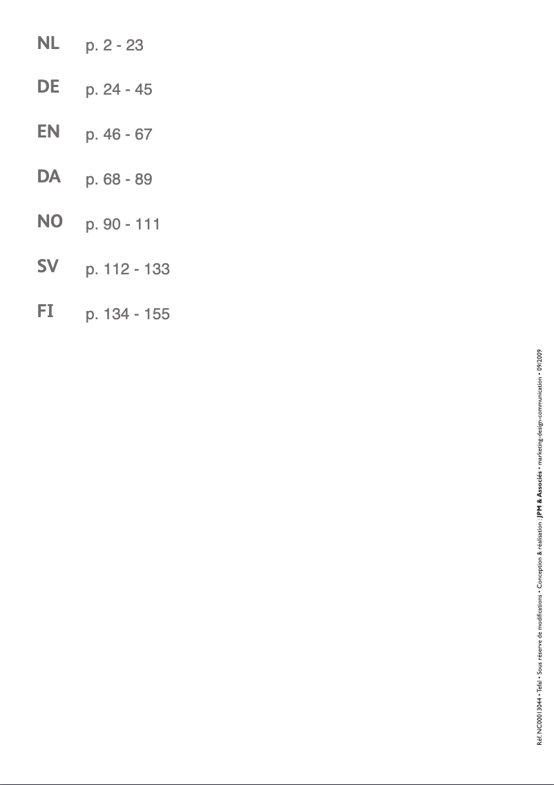 Page 1 of the manual User Manual Tefal Toast'N Egg TT5501