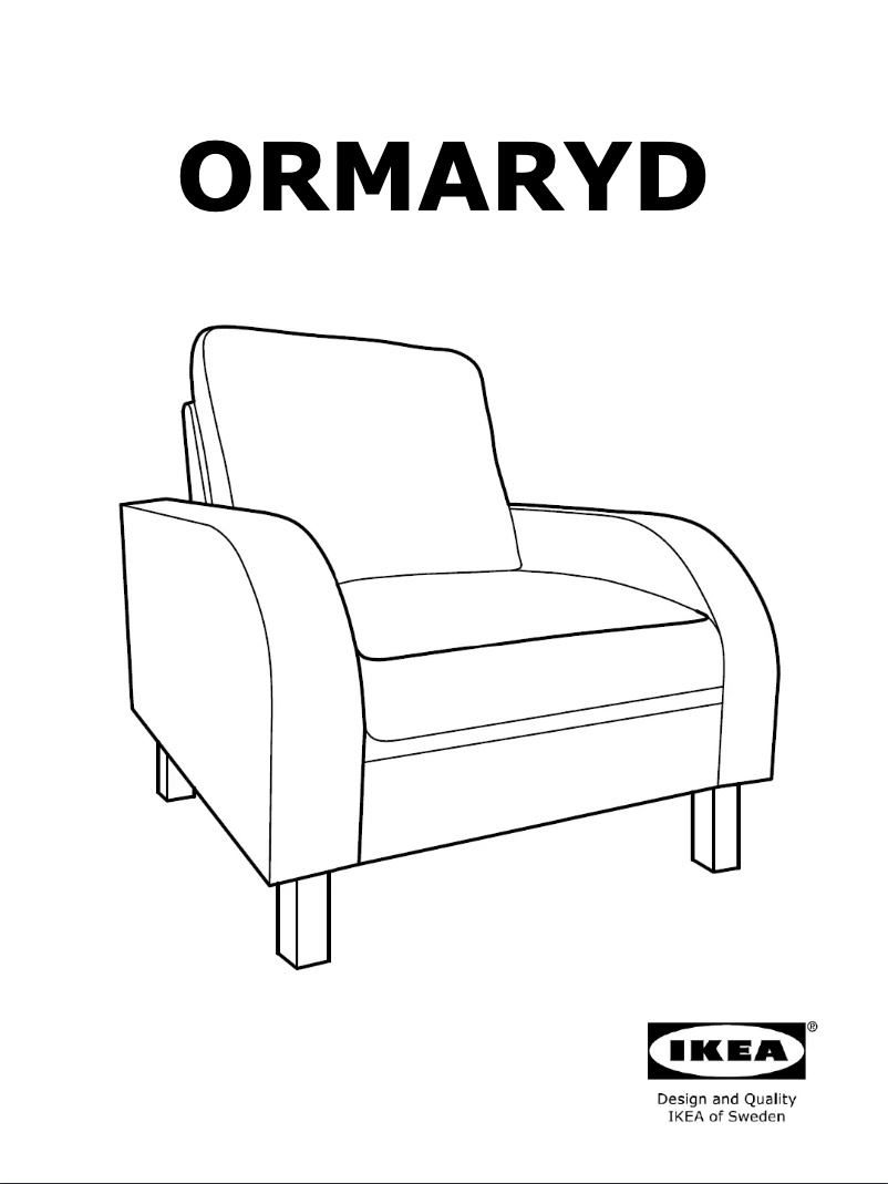 Page 1 de la notice Manuel utilisateur Ikea ORMARYD 404.775.85