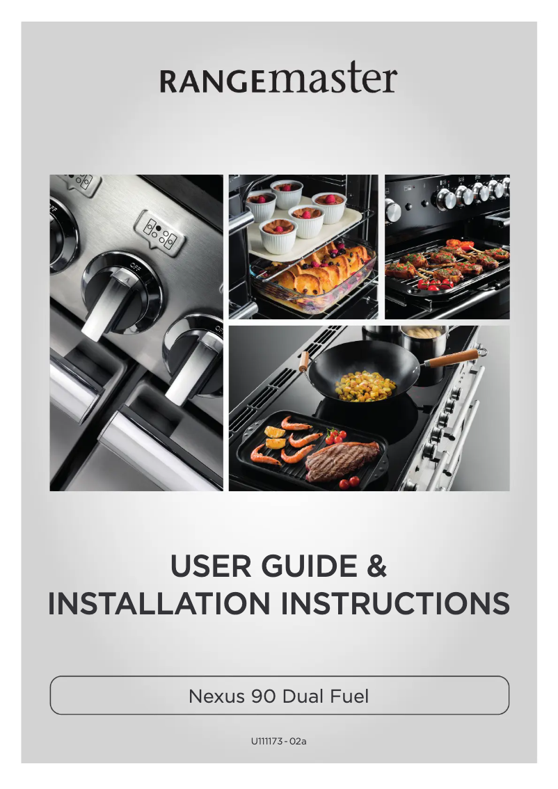 Page 1 of the manual User Manual Rangemaster Nexus 90