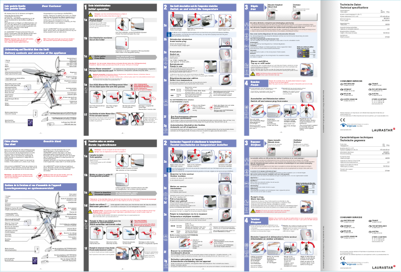 Página 1 del manual Manual de usuario Laurastar S5a