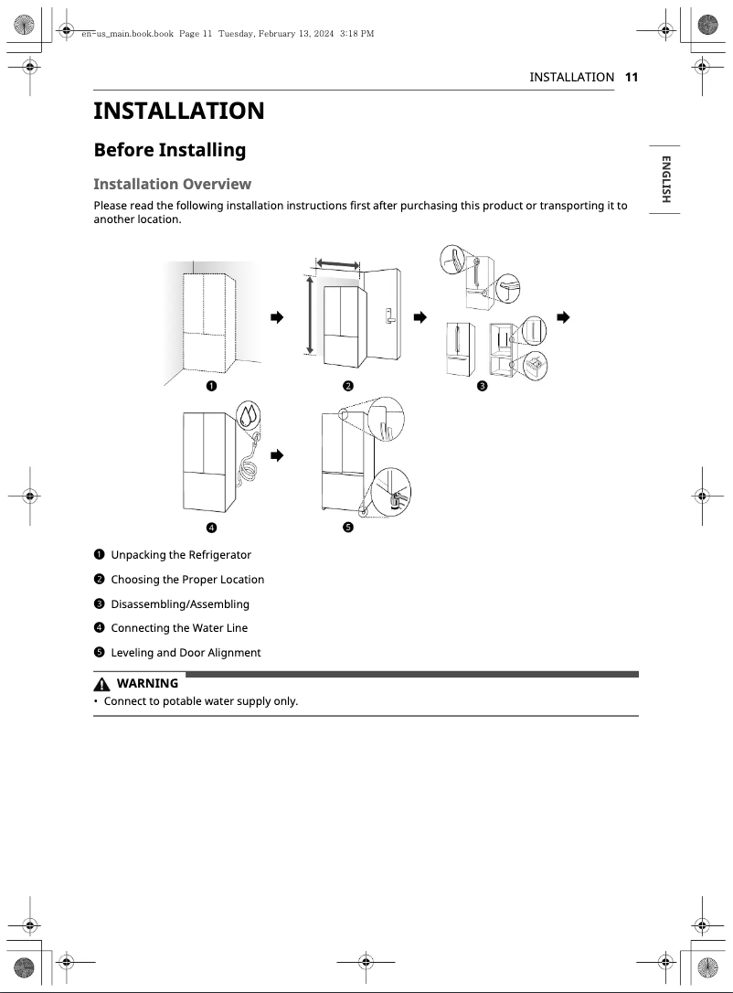 Page 1 de la notice Guide d'installation LG LF25H6200S