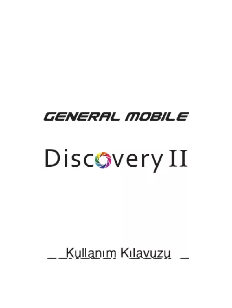 Page 1 de la notice Manuel utilisateur General Mobile Discovery II