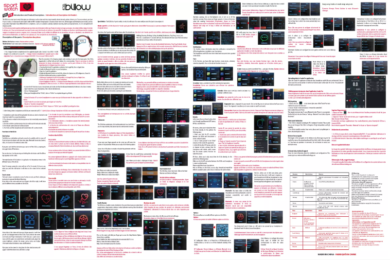 Page 1 de la notice Manuel utilisateur Billow XS35X