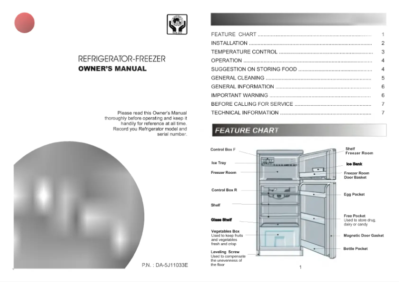 Page 1 de la notice Manuel utilisateur LG LR-202SVF
