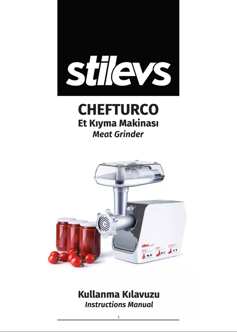Página 1 del manual Manual de usuario Stilevs ChefTurco