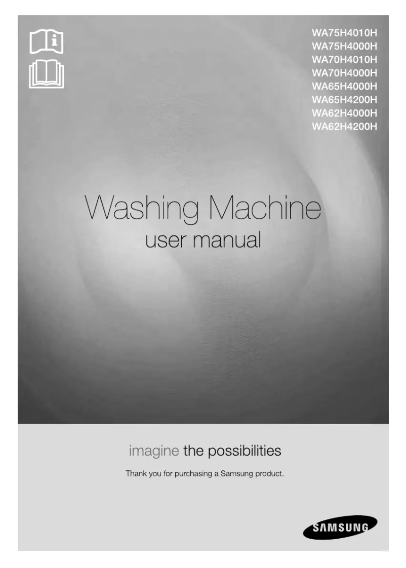 Página 1 del manual Manual de usuario Samsung WA65H4200H