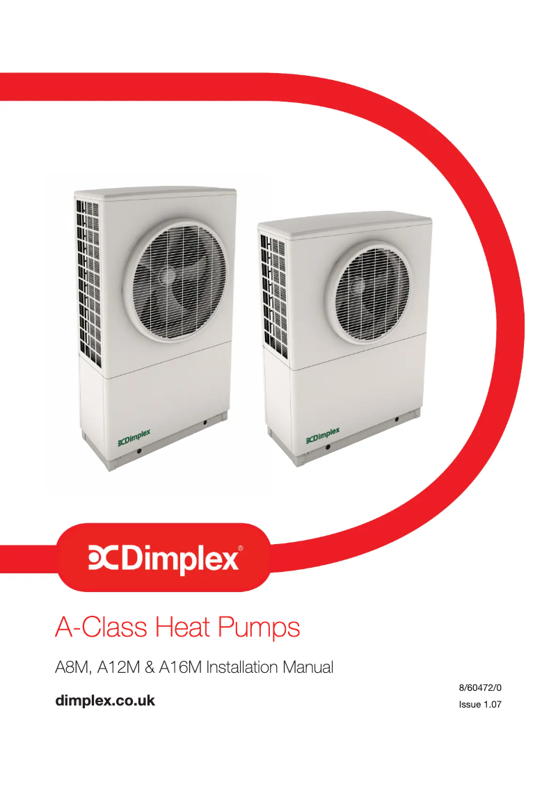 Page 1 de la notice Manuel utilisateur Dimplex ACSSHYPK